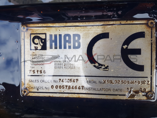 IVECO DAILY 65C18  3.0 180 HP  6500t MULTILIFT HIAB