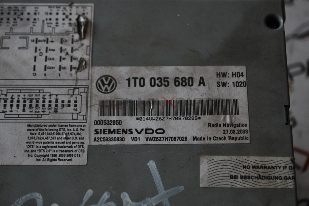 Навигация за Volkswagen Passat 6 1T0035680A