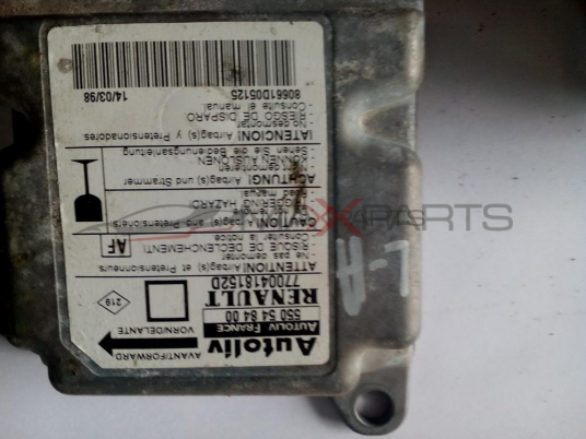 Централа AIRBAG за RENAULT LAGUNA AIRBAG CONTROL MODULE 7700418152D  550548400