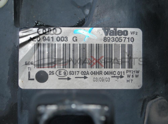 Ляв фар за  AUDI A4        8E0 941 003 G