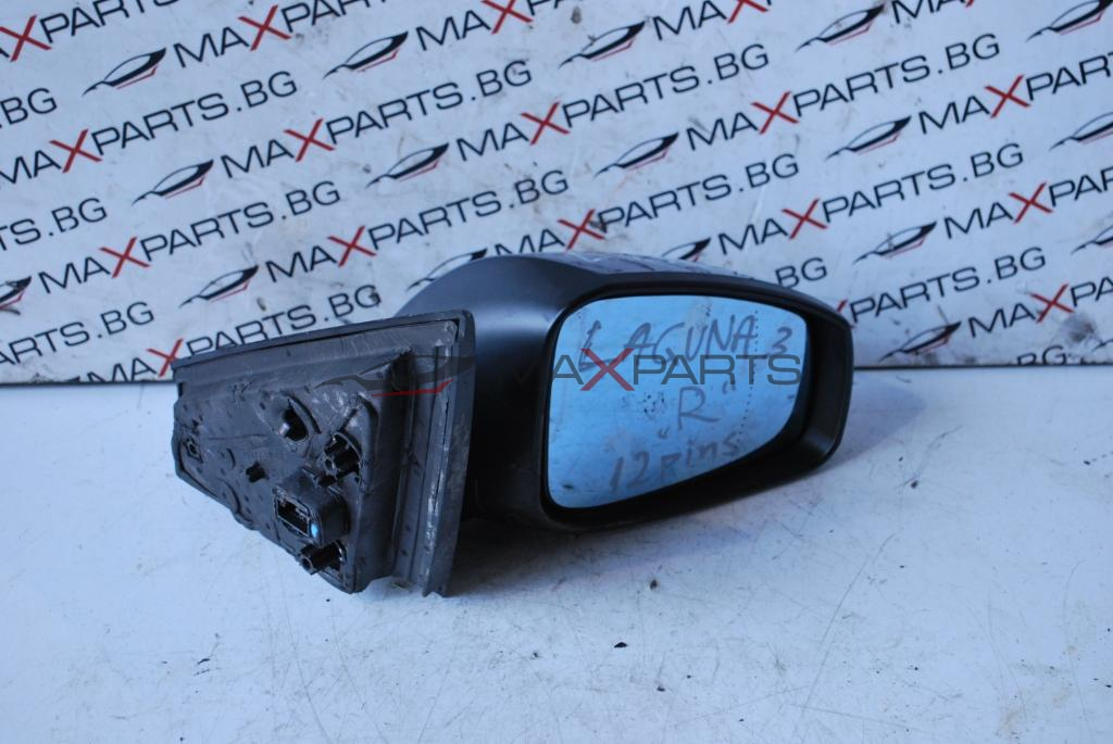 Дясно огледало за  RENAULT LAGUNA 3   12 pins
