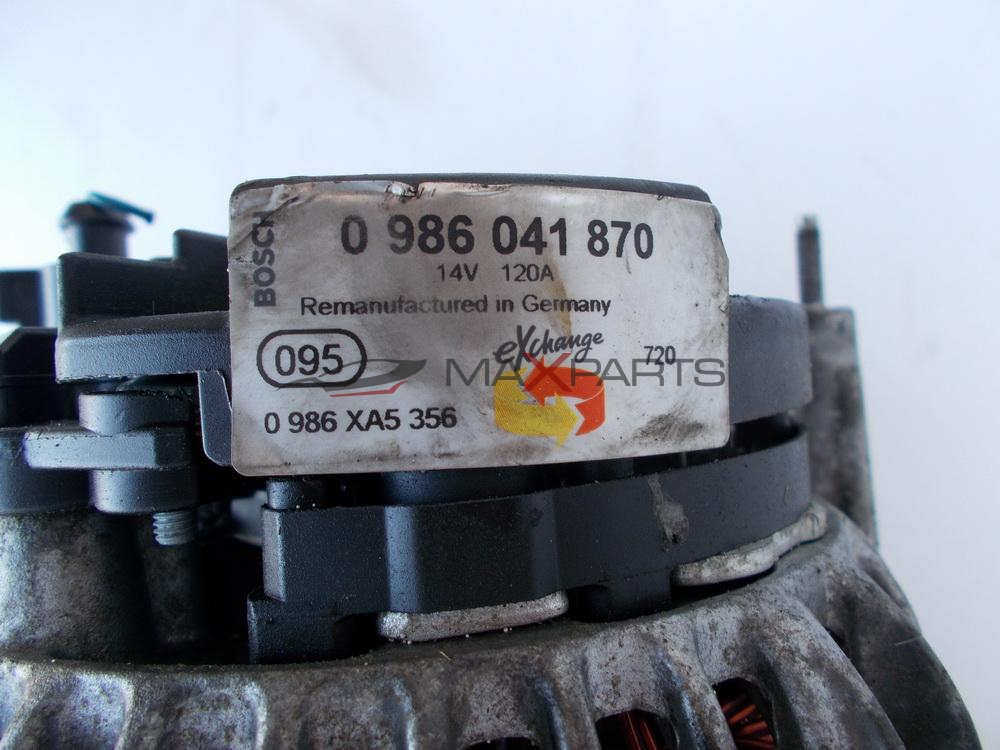 Генератор за VW Passat 5 2.0TDI ALTERNATOR 0986041870