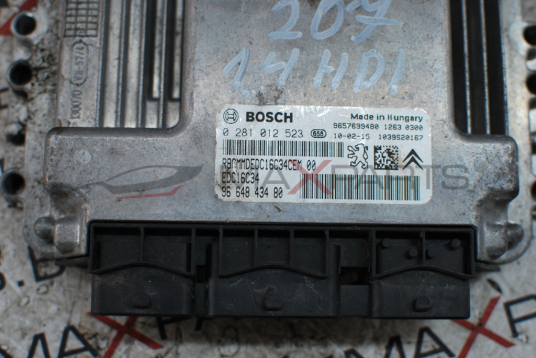 Компютър за Peugeot 207 1.4HDI 9664843480 EDC16C34