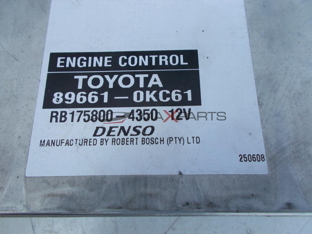 Компютър за Toyota Hilux 3.0 D4D Engine ECU 89661-0KC61 RB175800-4350