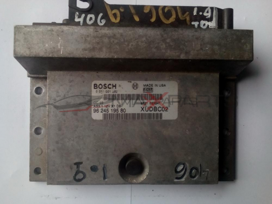Компютър за PEUGEOT 406 1.9 TD ENGINE ECU 9624519580  0281001262