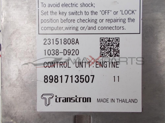 Устройство за управление на горивото за Isuzu D-Max 2.5TD  23151808A    1038-D920   89811713507