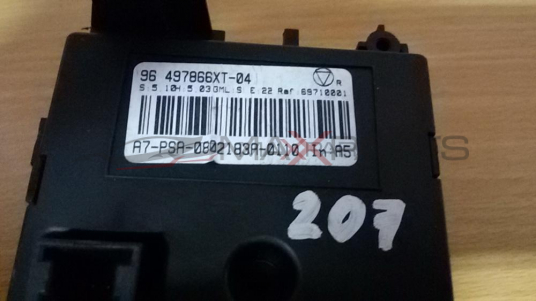 PEUGEOT 207 2007 Heater Climate Controls