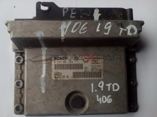 Компютър за PEUGEOT 406 1.9 TD ENGINE ECU 9624519580  0281001262