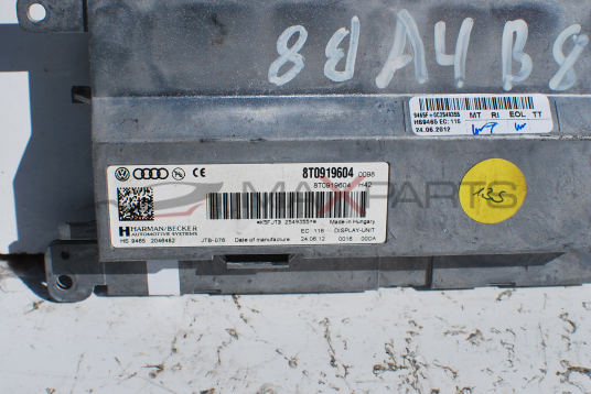 Дисплей за Audi A4 B8 8T0 919 604