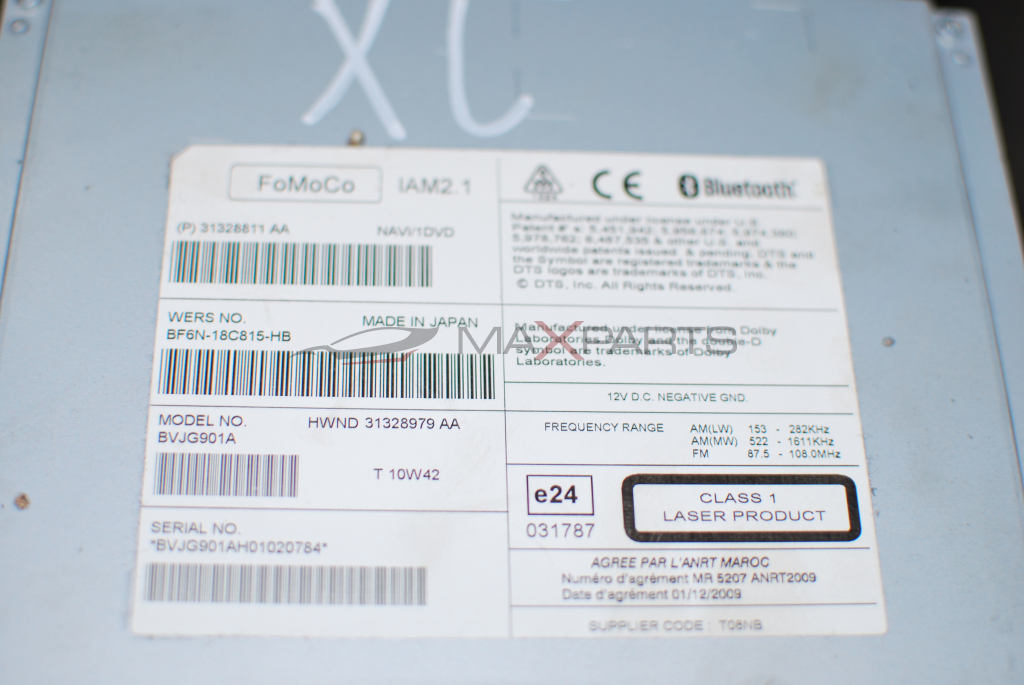 Модул навигация за Jaguar XJ BF6N-18C815-HB BVJG901A