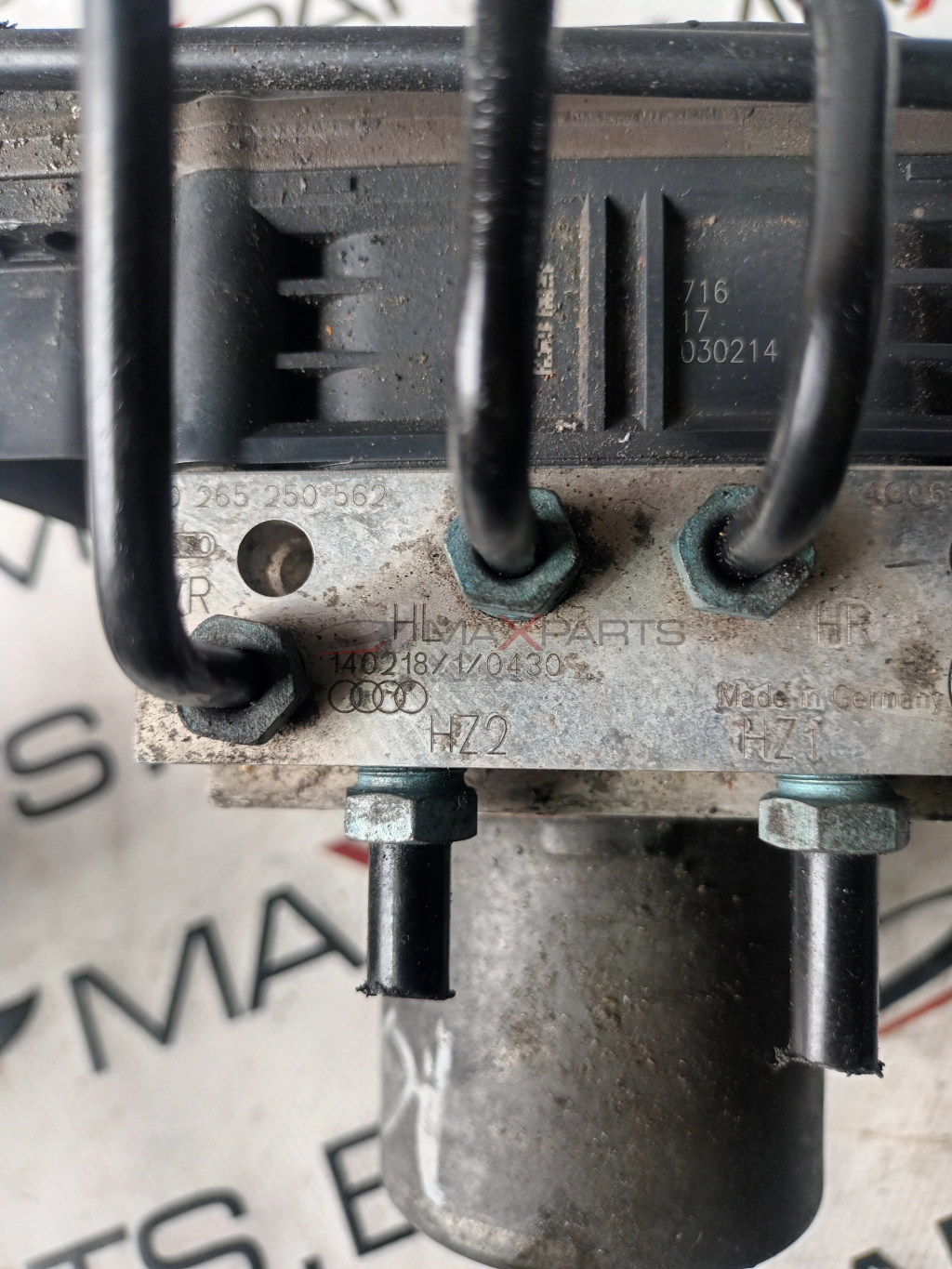 ABS AUDI A6 4G 2.0TDI 4G0 907 379 L  0450  4G0 907 379 L  H09  Made in Germany BPA - 085 10.02.14 0053 1810   0 265 250 562