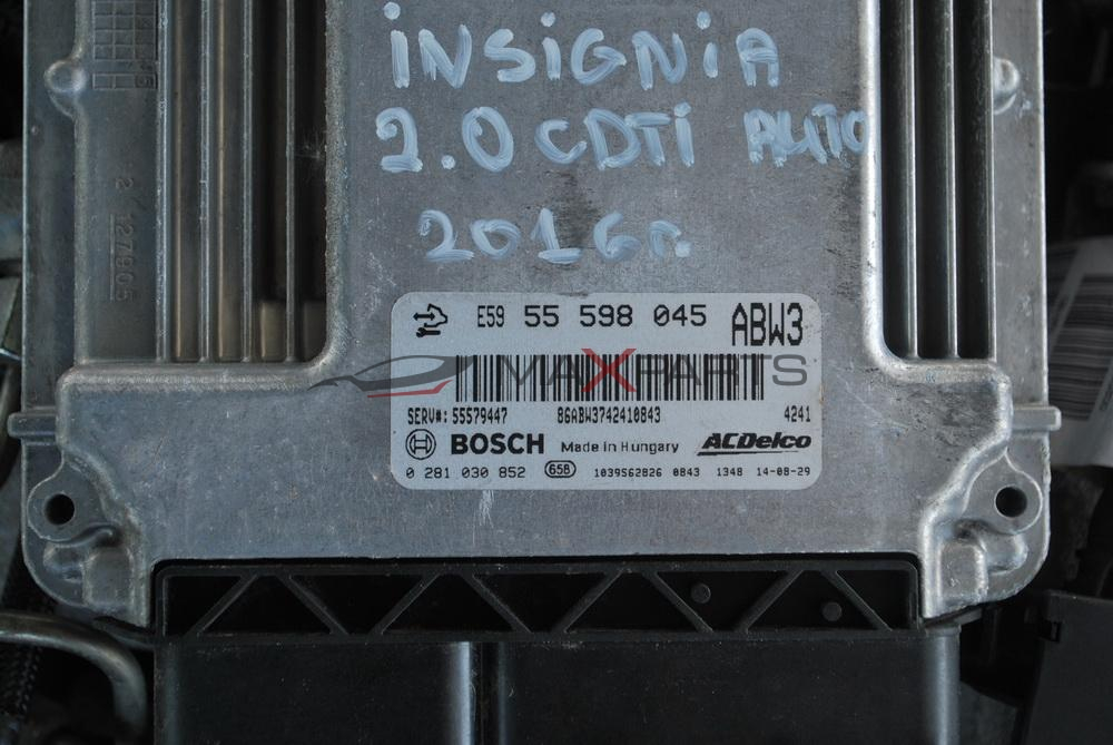 Компютър за OPEL INSIGNIA 2.0CDTI  E59 55 598 045  ECU Engine