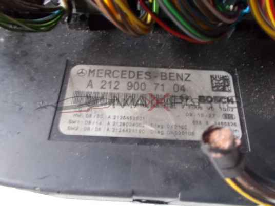 MERCEDES BENZ SAM BCU BODY CONTROL MODULE FUSE BOX A2129007104