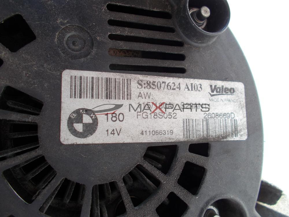 Генератор за BMW E90 320D 177hp ALTERNATOR 8507624 AI03 S29AN11 FG18S052 2608669D