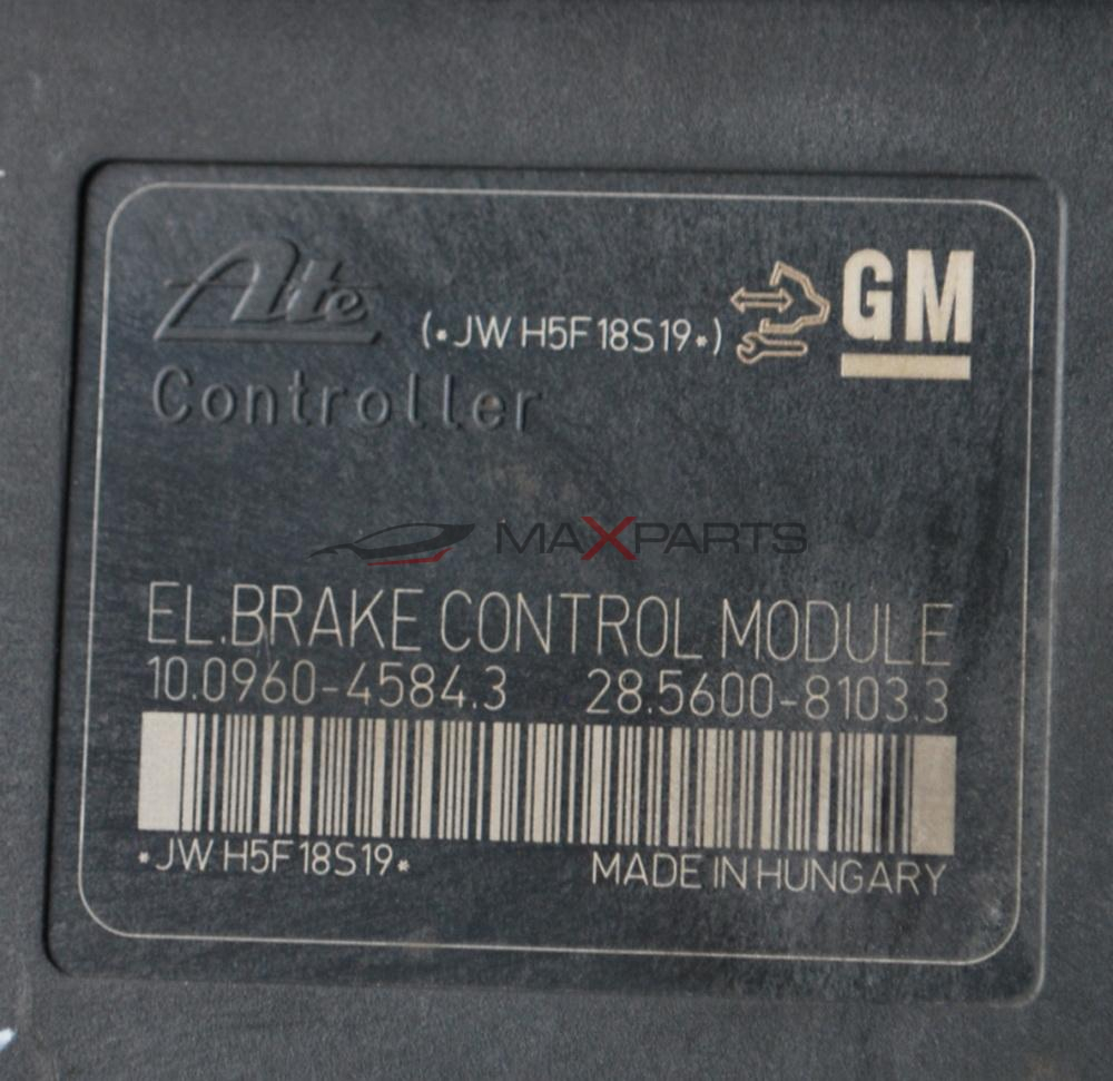 ABS Модул за    OPEL ASTRA  J     1.6CDTI              10 0960-45843