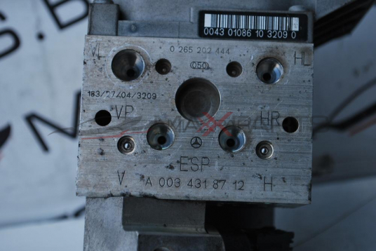 ABS модул за MERCEDES-BENZ S-Class W220 2.2CDI  0 265 202 444  A 003 431 87 12