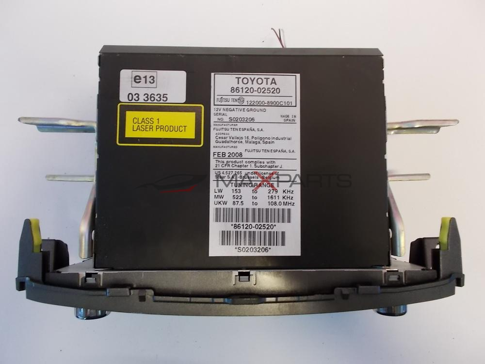 AVENSIS  RADIO/CD/CASSETTE  8612005070