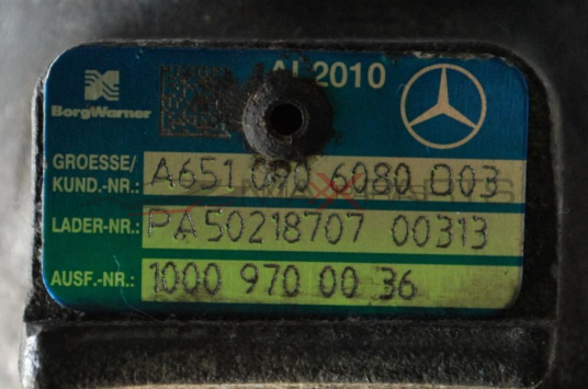 Турбокомпресор за MERCEDES SPRINTER   2.2CDI           A6510906080 Q03