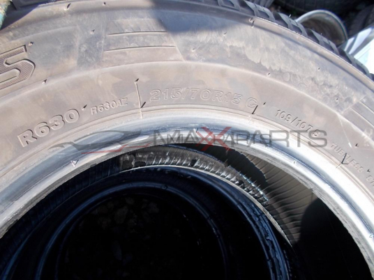 4бр. гуми BRIDGESTONE DURAVIS 215/70R15 C  DOT 2111