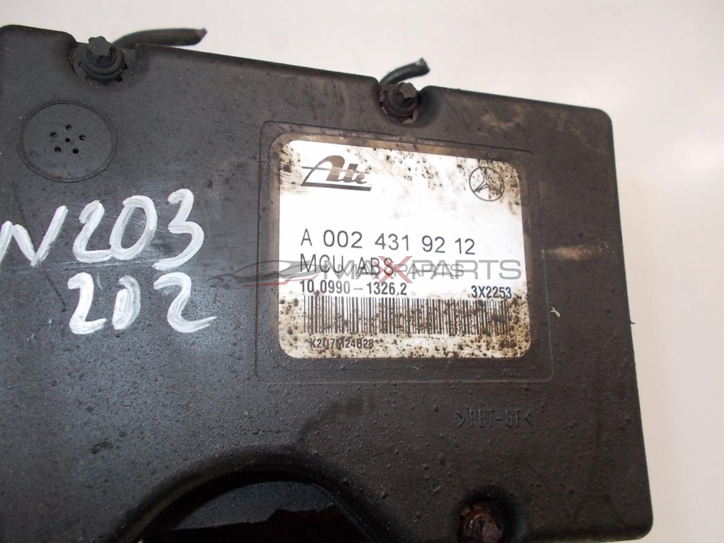 ABS модул за MERCEDES C-CLASS W203 ABS PUMP A0024319212  10.0990-1326.2