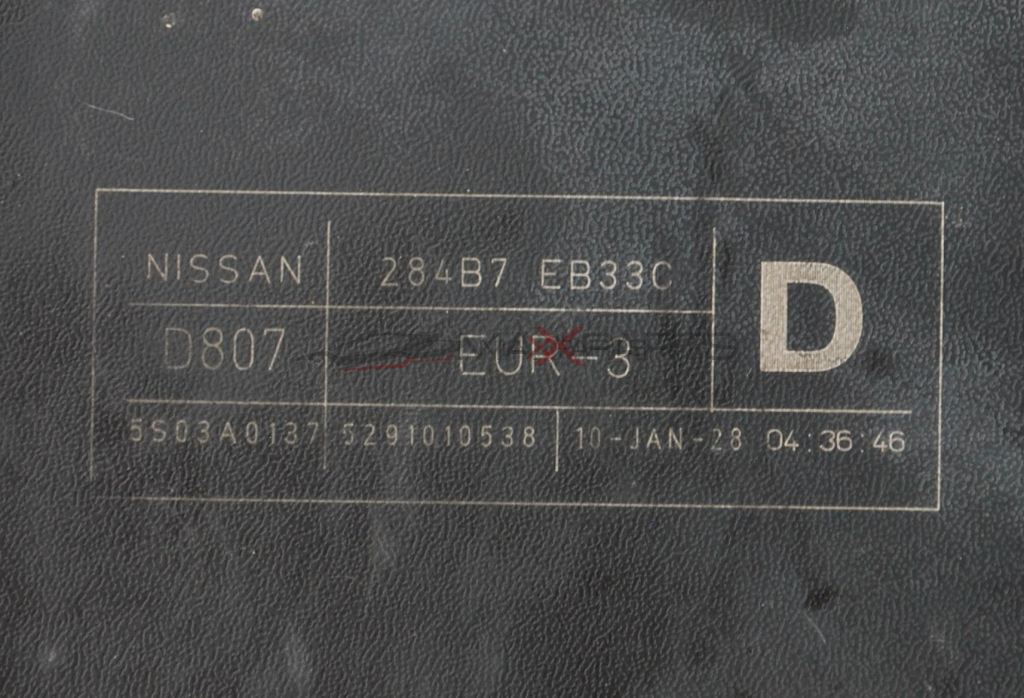 Бушонно табло за NISAN NAVARA  2.5D    284B7 EB33C