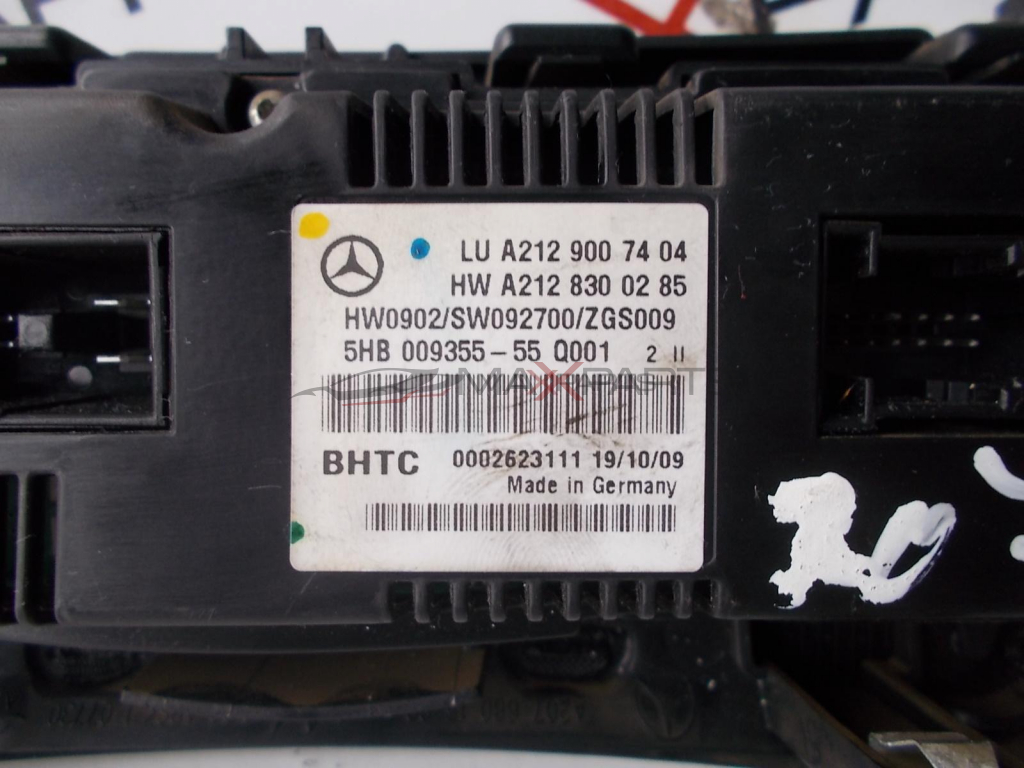 Клима управление за MERCEDES-BENZ W207 A/C Climate Control Panel  A212 900 74 04