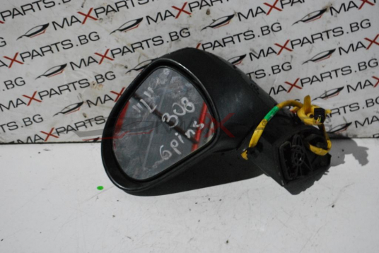 Ляво огледало за PEUGEOT 308     6 PINS