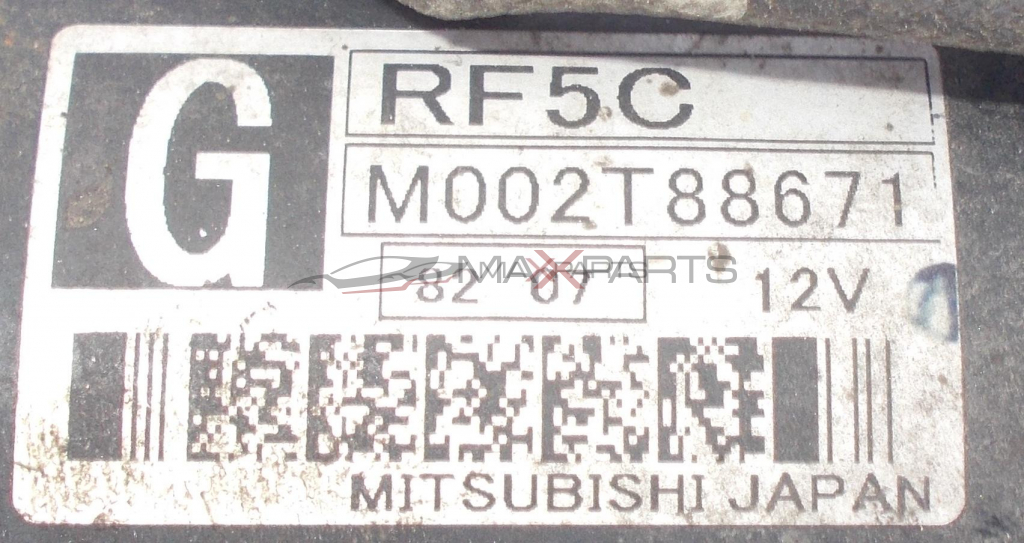 Стартер за Mazda 6 2.0D 143hp Starter RF5C M002T88671