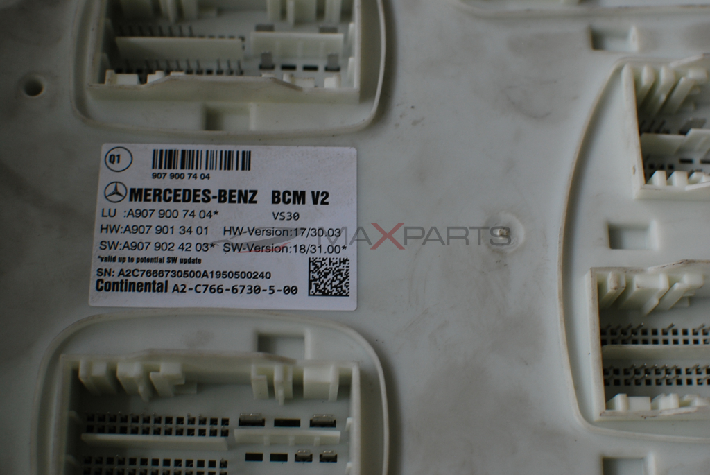 УПРАВЛЯВАЩ SAM модул A9079007404 А9079013401 А9079024203 MERCEDES Sprinter W907