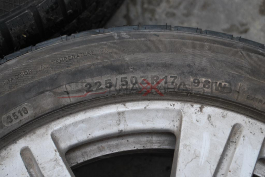 Алуминиеви джанти и гуми за AUDI  225/50 R17