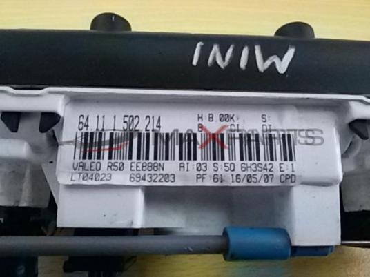 MINI 2006 Heater Climate Controls