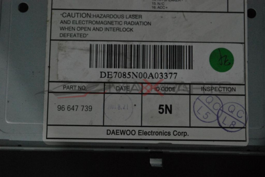 CD радио за CEVROLET CAPTIVA                96647739