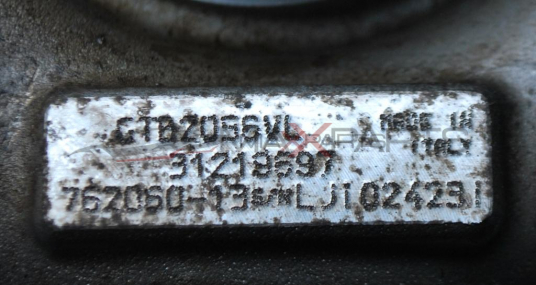 Турбокомпресор за VOLVO V70 2.4D 186hp            31219697