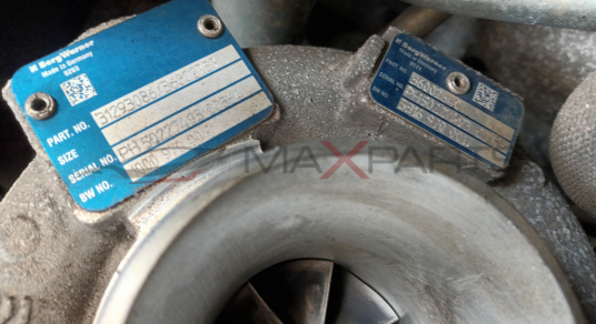 ТУРБО КОМПРЕСОР BITURBO VOLVO XC60 215 P S BorgWarner Made in Germany 0203  PART . NO . 31293086/3607 SIZE SERIAL NO . PH 50227493 323 BW NO . 1000 970.0017