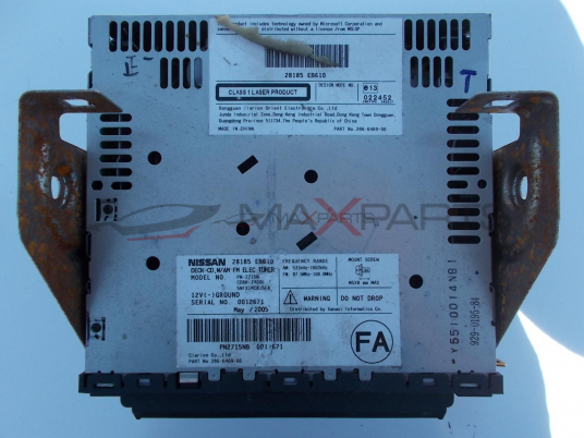 CD PLAYER NISSAN NAVARA 2008  28185EB610