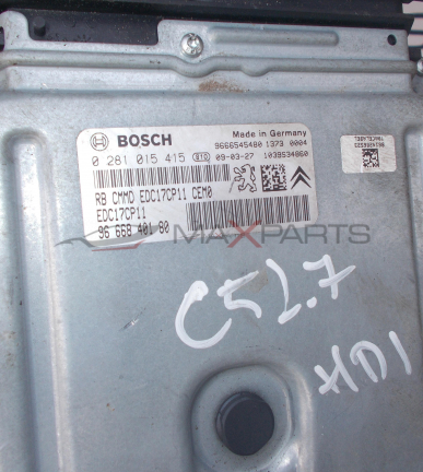 Компютър за Citroen C5 2.7HDI ENGINE ECU 0281015415 9666840180