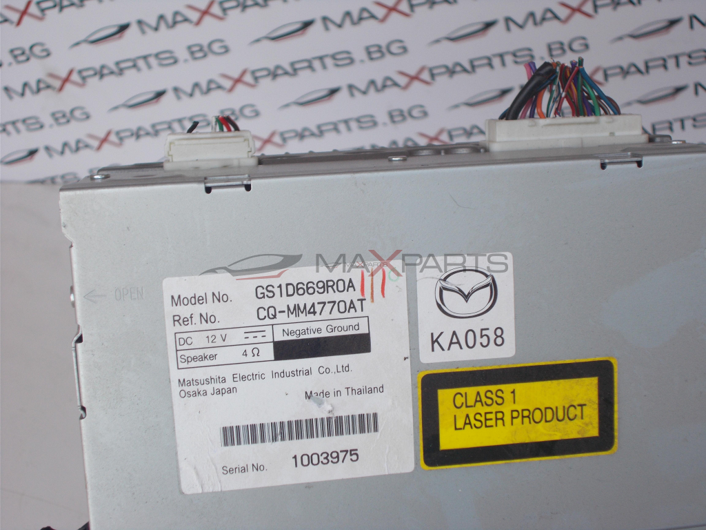Радио CD player за Mazda 6 GS1D669R0A CQ-MM4770AT