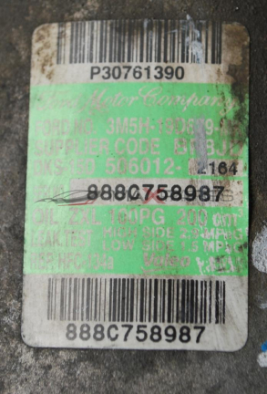 Клима компресор за VOLVO V70 2.4D 186hp           P30761390