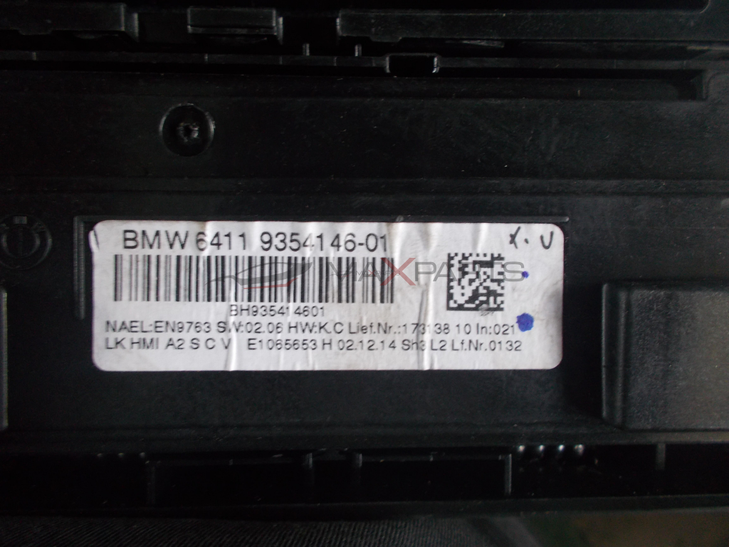 Клима управление за BMW F36 Climate Control 9348827-01 9354146-01