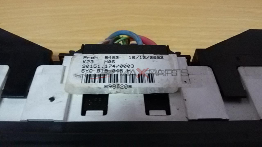 FABIA 2004 Heater Climate Controls