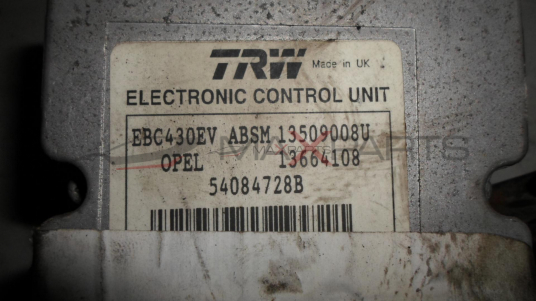 ABS модул за OPEL VECTRA C ABS PUMP 54084728 13664108 13509008