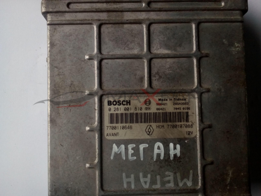 Компютър за Renault Megane 1.9 DTI engine ECU, 0281001810   7700107088