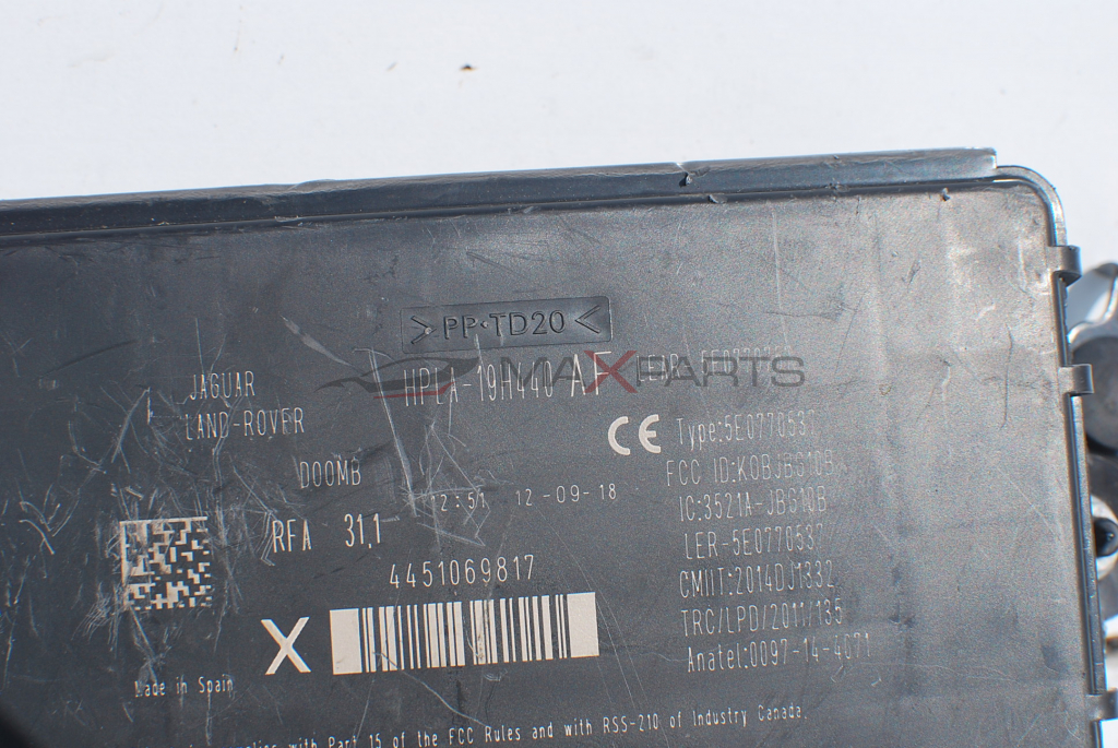 Управляващ модул за Jaguar XE  HPLA-19H440-AF