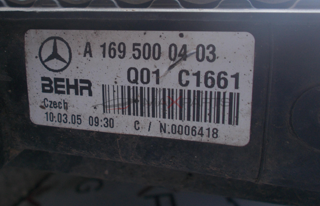 Воден радиатор за Mercedes Benz A-Class W169 2.0CDI Radiator engine cooling A1695000403 A1695001704