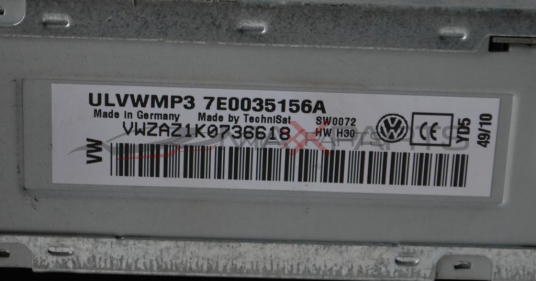 CD радио за  VW TRANSPORTER     7E0035156A