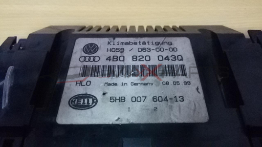 AUDI A 4 2002 Heater Climate Controls