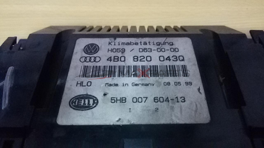 AUDI A 4 2002 Heater Climate Controls