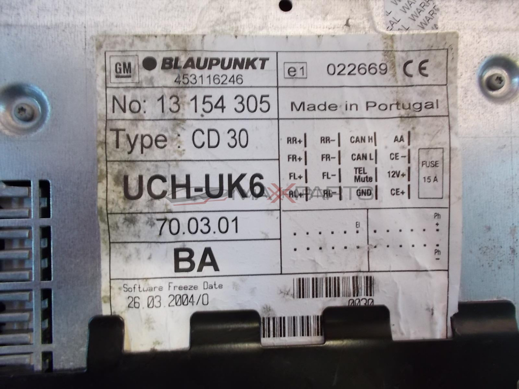 ASTRA H   RADIO CD MP3 PLAYER  CD30MP3   453116246   13154305