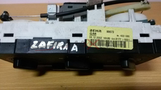 ZAFIRA A 2003 Heater Climate Controls