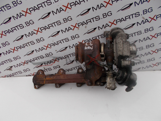 Турбо компресор за Peugeot 1.6HDI TURBO COMPRESSOR 9657530580